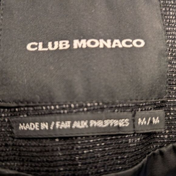 Club Monaco kimono style longline blazer jacket size M statement sleeves - Picture 5 of 9